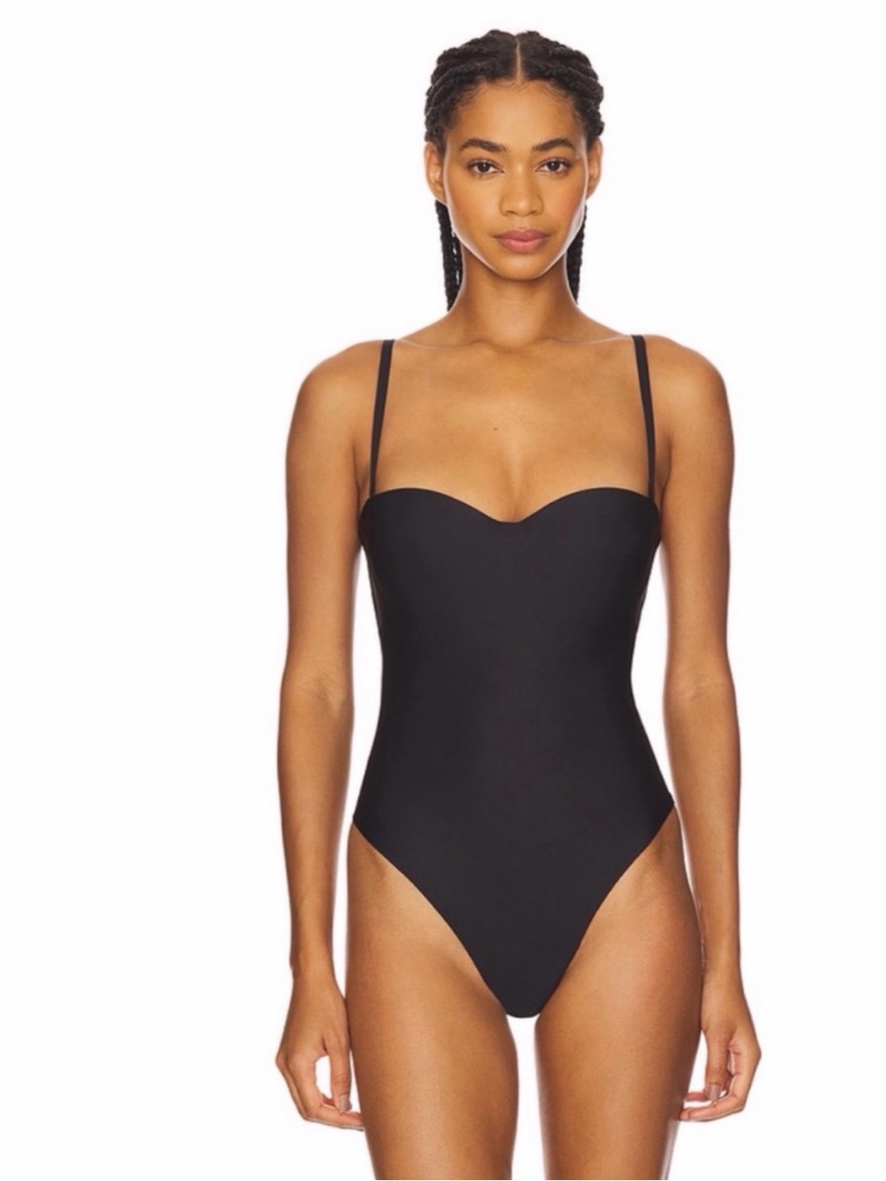 SKIMS Black Sweetheart Bodysuit